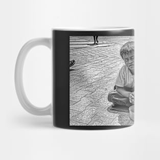 Beggar Boy. Mug